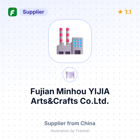 Fujian Minhou YIJIA Arts&Crafts Co.Ltd. – summary card, no photo uploaded yet