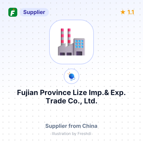 Fujian Province Lize Imp.& Exp. Trade Co., Ltd. – summary card, no photo uploaded yet