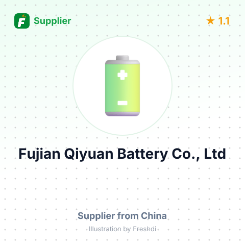 Fujian Qiyuan Battery Co., Ltd – summary card, no photo uploaded yet