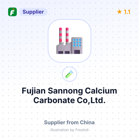 Fujian Sannong Calcium Carbonate Co,Ltd. – summary card, no photo uploaded yet