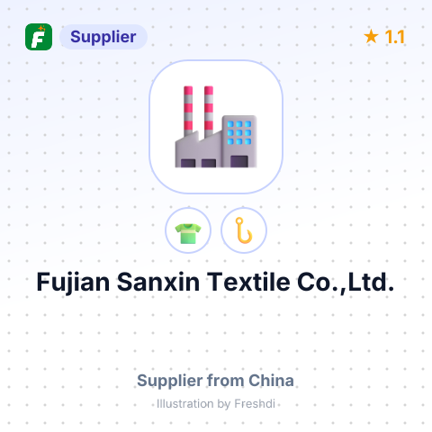 Fujian Sanxin Textile Co.,Ltd. – summary card, no photo uploaded yet