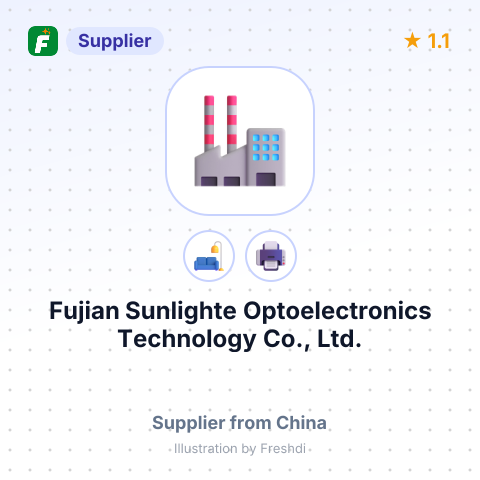 Fujian Sunlighte Optoelectronics Technology Co., Ltd. – summary card, no photo uploaded yet