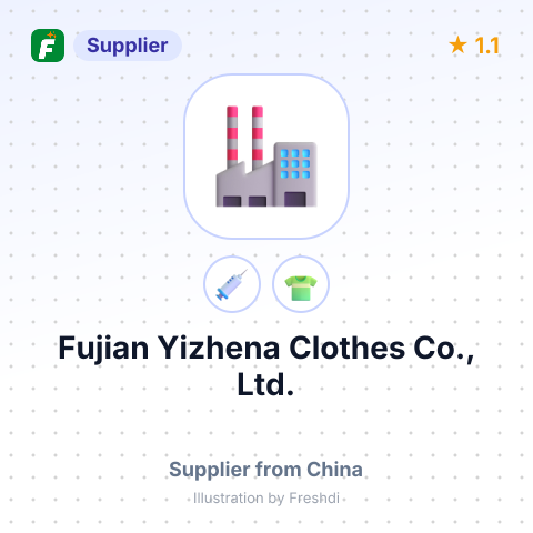 Fujian Yizhena Clothes Co., Ltd. – summary card, no photo uploaded yet