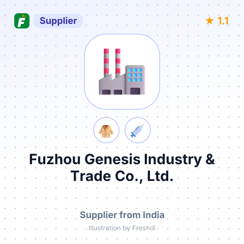 Fuzhou Genesis Industry & Trade Co., Ltd. – summary card, no photo uploaded yet