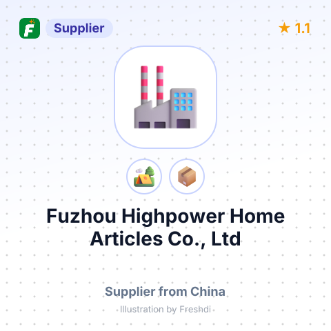 Fuzhou Highpower Home Articles Co., Ltd – summary card, no photo uploaded yet