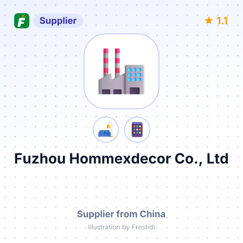 Fuzhou Hommexdecor Co., Ltd – summary card, no photo uploaded yet