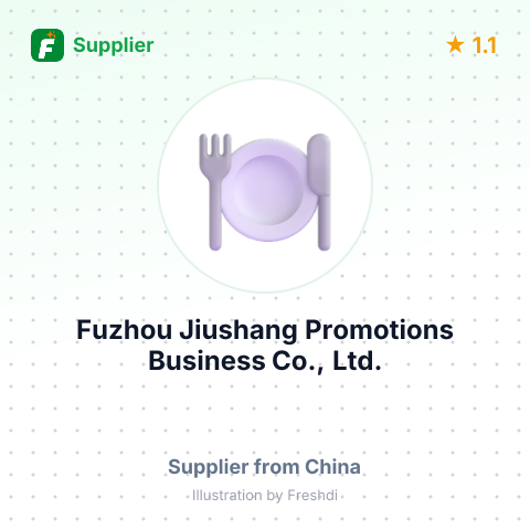 Fuzhou Jiushang Promotions Business Co., Ltd. – summary card, no photo uploaded yet