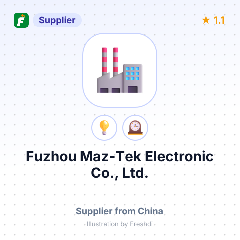 Fuzhou Maz-Tek Electronic Co., Ltd. – summary card, no photo uploaded yet