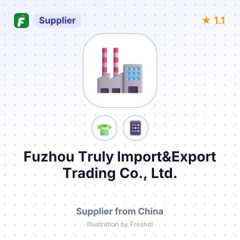 Fuzhou Truly Import&Export Trading Co., Ltd. – summary card, no photo uploaded yet