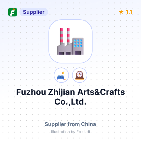 Fuzhou Zhijian Arts&Crafts Co.,Ltd. – summary card, no photo uploaded yet
