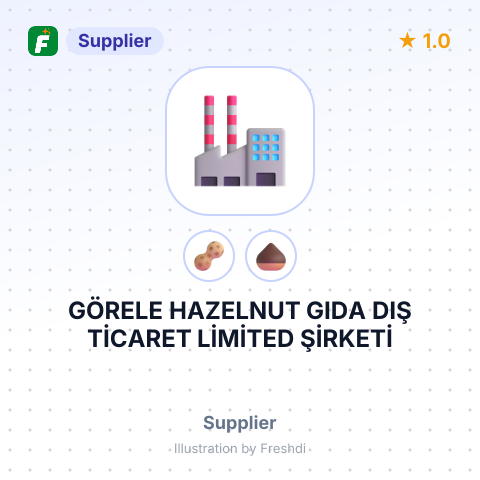 GÖRELE HAZELNUT GIDA DIŞ TİCARET LİMİTED ŞİRKETİ – summary card, no photo uploaded yet