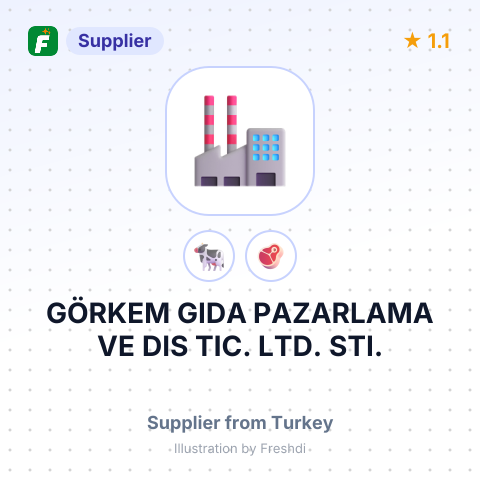 GÖRKEM GIDA PAZARLAMA VE DIS TIC. LTD. STI. – summary card, no photo uploaded yet
