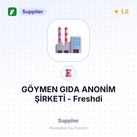 GÖYMEN GIDA ANONİM ŞİRKETİ – summary card, no photo uploaded yet