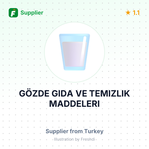 GÖZDE GIDA VE TEMIZLIK MADDELERI – summary card, no photo uploaded yet