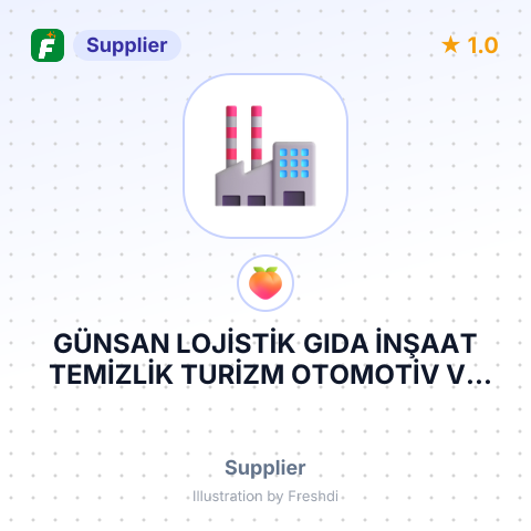 GÜNSAN LOJİSTİK GIDA İNŞAAT TEMİZLİK TURİZM OTOMOTİV VE SANAYİ TİCARET LİMİTED ŞİRKETİ – summary card, no photo uploaded yet