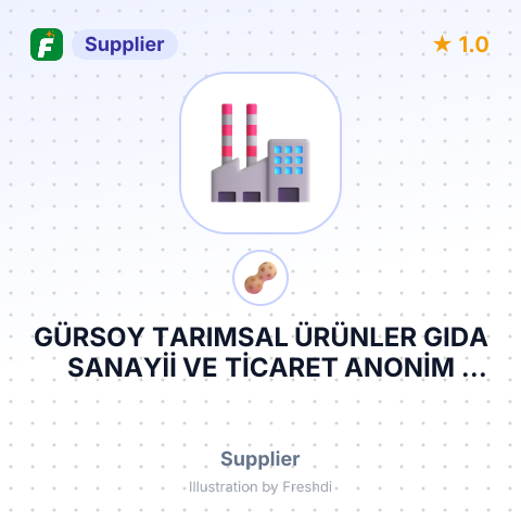 GÜRSOY TARIMSAL ÜRÜNLER GIDA SANAYİİ VE TİCARET ANONİM ŞİRKETİ – summary card, no photo uploaded yet