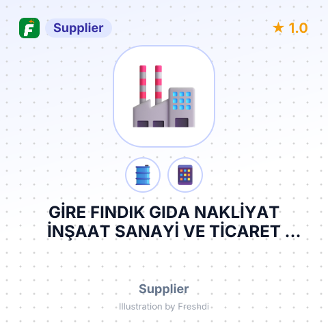 GİRE FINDIK GIDA NAKLİYAT İNŞAAT SANAYİ VE TİCARET ANONİM ŞİRKETİ – summary card, no photo uploaded yet