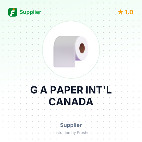 G A PAPER INT'L CANADA – summary card, no photo uploaded yet