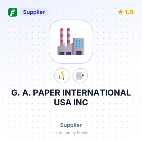 G. A. PAPER INTERNATIONAL USA INC – summary card, no photo uploaded yet