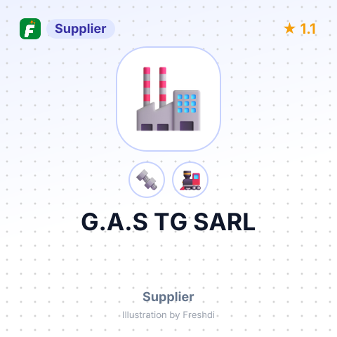 G.A.S TG SARL – summary card, no photo uploaded yet