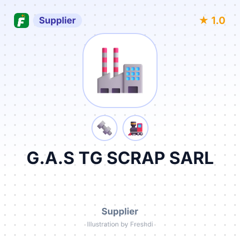 G.A.S TG SCRAP SARL – summary card, no photo uploaded yet