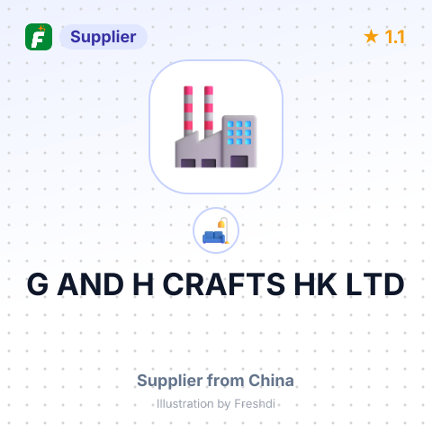 G AND H CRAFTS HK LTD – summary card, no photo uploaded yet