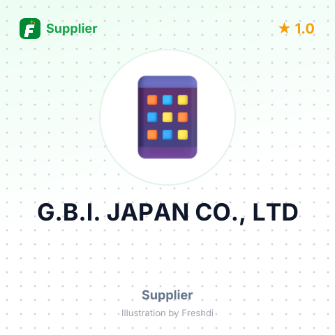 G.B.I. JAPAN CO., LTD – summary card, no photo uploaded yet