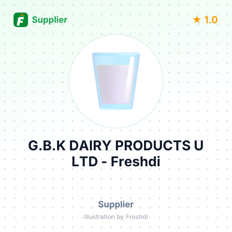 G.B.K DAIRY PRODUCTS U LTD – summary card, no photo uploaded yet