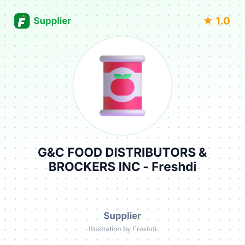 G&C FOOD DISTRIBUTORS & BROCKERS INC – summary card, no photo uploaded yet