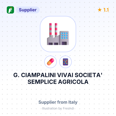 G. CIAMPALINI VIVAI SOCIETA' SEMPLICE AGRICOLA – summary card, no photo uploaded yet