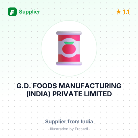 G.D. FOODS MANUFACTURING (INDIA) PRIVATE LIMITED – summary card, no photo uploaded yet