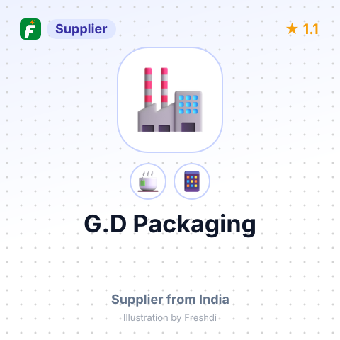 G.D Packaging  – summary card, no photo uploaded yet