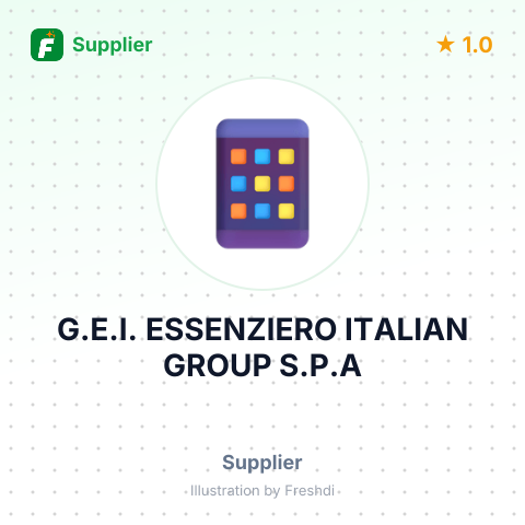 G.E.I. ESSENZIERO ITALIAN GROUP S.P.A – summary card, no photo uploaded yet