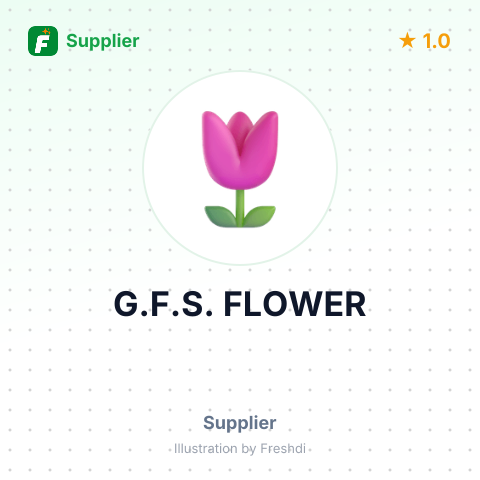G.F.S. FLOWER – summary card, no photo uploaded yet