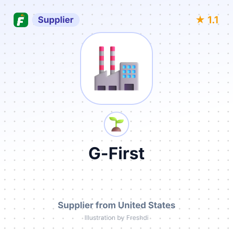 G-First  – summary card, no photo uploaded yet