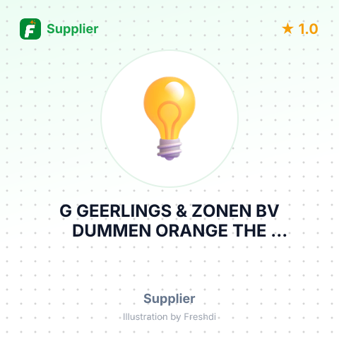 G GEERLINGS & ZONEN BV DUMMEN ORANGE THE NETHERLANDS BV – summary card, no photo uploaded yet