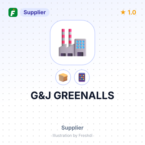 G&J GREENALLS – summary card, no photo uploaded yet