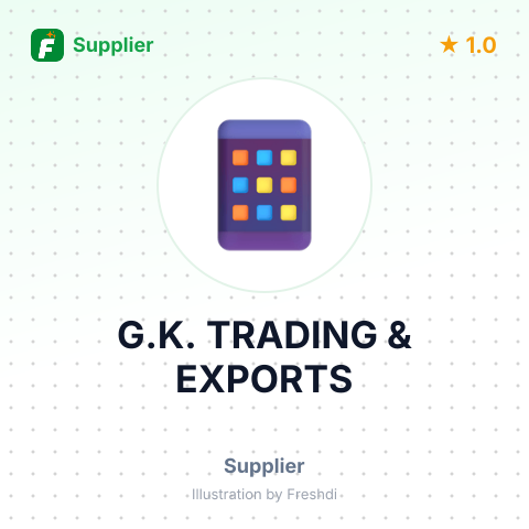 G.K. TRADING & EXPORTS – summary card, no photo uploaded yet