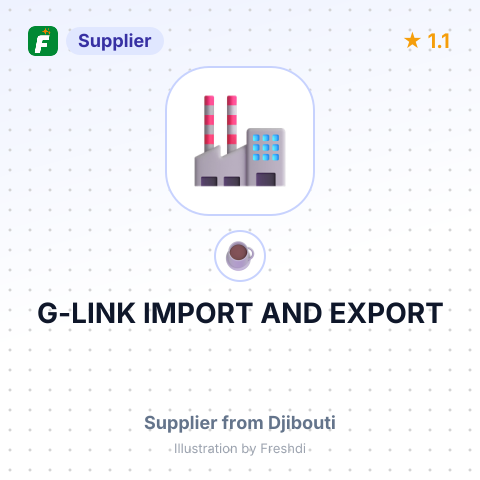 G-LINK IMPORT AND EXPORT – summary card, no photo uploaded yet