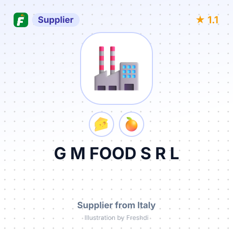 G M FOOD S R L – summary card, no photo uploaded yet