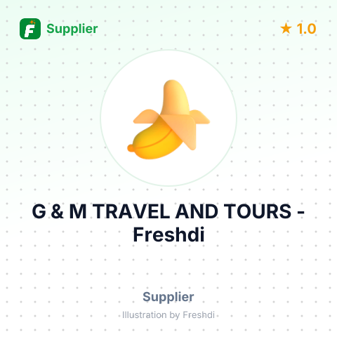 G & M TRAVEL AND TOURS – summary card, no photo uploaded yet