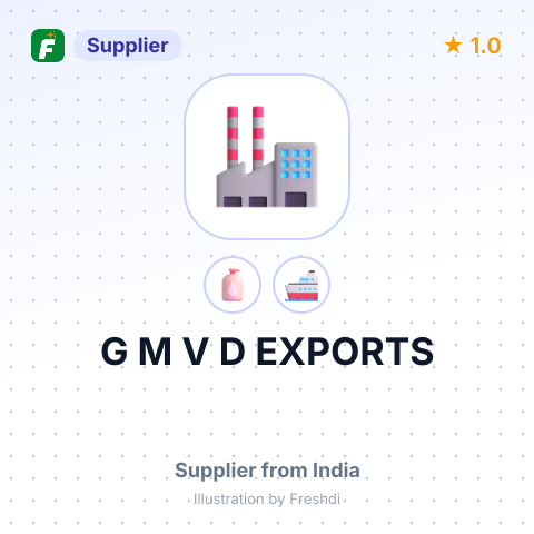 G M V D EXPORTS – summary card, no photo uploaded yet