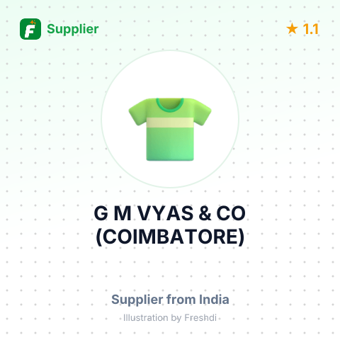 G M VYAS & CO (COIMBATORE) – summary card, no photo uploaded yet