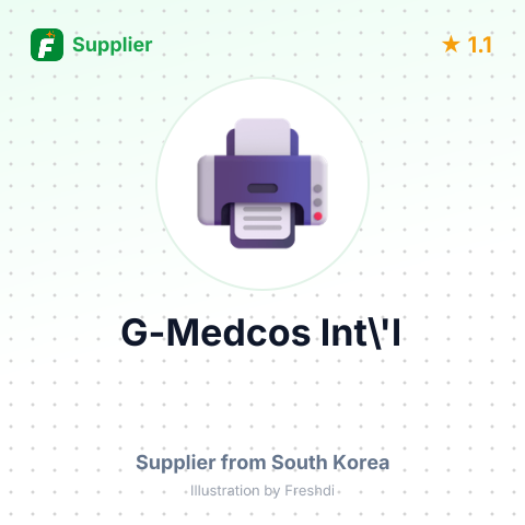 G-Medcos Int\'l – summary card, no photo uploaded yet