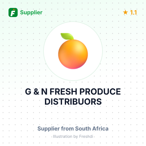 G & N FRESH PRODUCE DISTRIBUORS – summary card, no photo uploaded yet