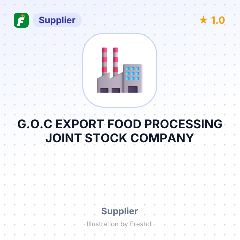 G.O.C EXPORT FOOD PROCESSING JOINT STOCK COMPANY – summary card, no photo uploaded yet