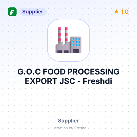 G.O.C FOOD PROCESSING EXPORT JSC – summary card, no photo uploaded yet