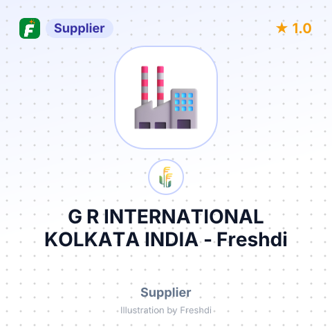 G R INTERNATIONAL KOLKATA INDIA – summary card, no photo uploaded yet