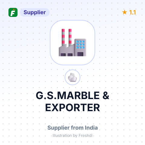 G.S.MARBLE & EXPORTER – summary card, no photo uploaded yet