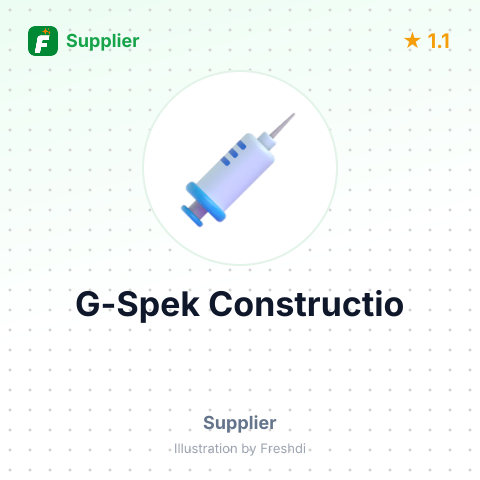 G-Spek Constructio – summary card, no photo uploaded yet